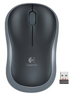 Logitech M185 Gri Kablosuz Optik Mouse (910-002235) - 2.4 GHz, 1000 DPI, Kompakt Tasarım, USB Alıcı