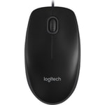 Logitech M100 Siyah USB Optik Mouse (910-006652) - Kablolu, 1000 DPI, Sağ/Sol El Uyumlu