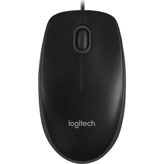 Logitech M100 Siyah USB Optik Mouse (910-006652) - Kablolu, 1000 DPI, Sağ/Sol El Uyumlu