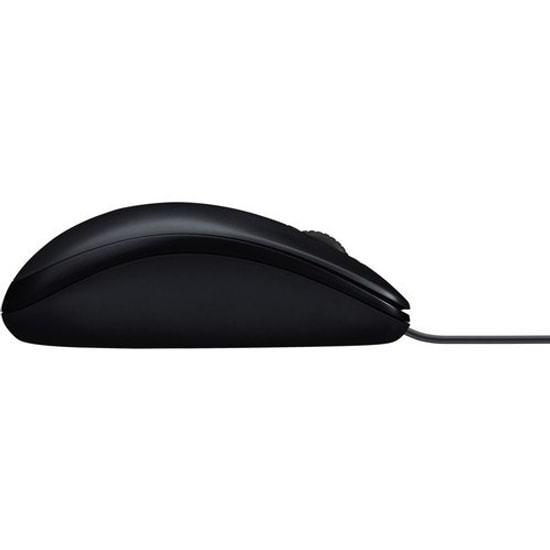 Logitech M100 Siyah USB Optik Mouse (910-006652) - Kablolu, 1000 DPI, Sağ/Sol El Uyumlu