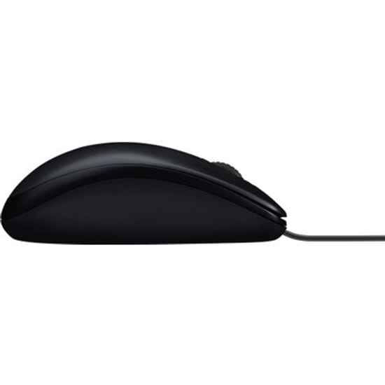 Logitech M100 Siyah USB Optik Mouse (910-006652) - Kablolu, 1000 DPI, Sağ/Sol El Uyumlu