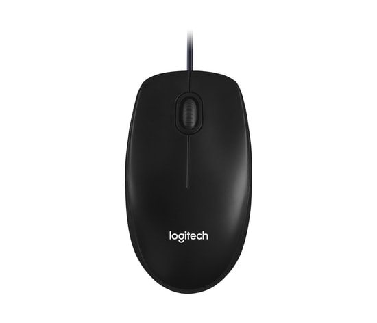 Logitech M100 Siyah USB Optik Mouse (910-006652) - Kablolu, 1000 DPI, Sağ/Sol El Uyumlu