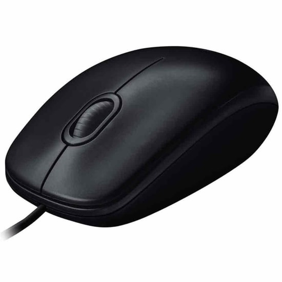 Logitech M100 Siyah USB Optik Mouse (910-006652) - Kablolu, 1000 DPI, Sağ/Sol El Uyumlu