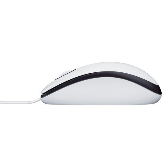 Logitech M100 USB Kablolu Beyaz Optik Mouse (910-006764) - 1000DPI, 180cm Kablo, Sağ/Sol El Uyumlu, 3 Tuşlu Tak Çalıştır