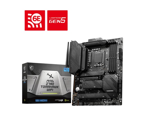 MSI MAG Z790 TOMAHAWK WIFI Anakart: 1700 Soket, DDR5 7200MHz (OC), PCIe 5.0, 2.5G LAN, Wi-Fi 6E, M.2 Shield Frozr, ATX