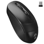 Everest SM-18 Siyah Kablosuz Optik Mouse - 2.4GHz, USB Alıcı, 1600 DPI, 4 Tuşlu, Ergonomik Tasarım, 10m Kullanım Alanı