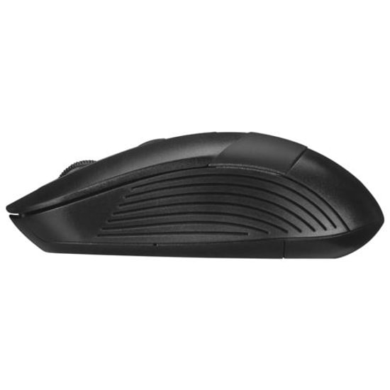 Everest SM-18 Siyah Kablosuz Optik Mouse - 2.4GHz, USB Alıcı, 1600 DPI, 4 Tuşlu, Ergonomik Tasarım, 10m Kullanım Alanı