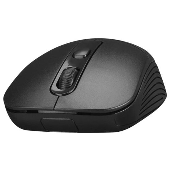 Everest SM-18 Siyah Kablosuz Optik Mouse - 2.4GHz, USB Alıcı, 1600 DPI, 4 Tuşlu, Ergonomik Tasarım, 10m Kullanım Alanı