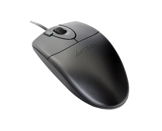 A4 Tech OP-620D Siyah Kablolu Optik Mouse - 1000 DPI Hassasiyet, 4 Tuşlu, 1.5 Metre Kablo, Ergonomik Tasarım