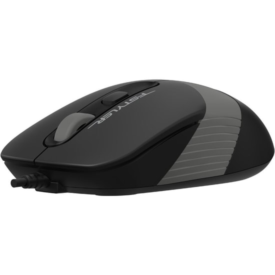 A4 Tech FM10 Gri Optik Kablolu Mouse - 1600 DPI, USB Kablolu, Ergonomik Tasarım, Ofis ve Ev Kullanımı için İdeal