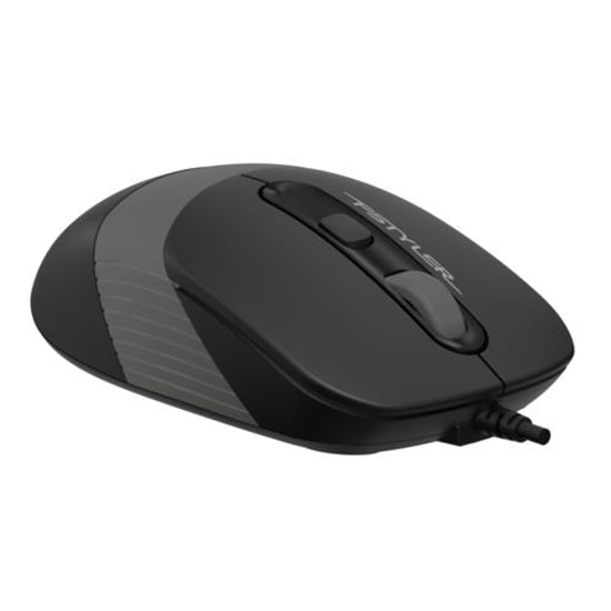 A4 Tech FM10 Gri Optik Kablolu Mouse - 1600 DPI, USB Kablolu, Ergonomik Tasarım, Ofis ve Ev Kullanımı için İdeal