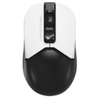 A4 Tech FG12S Panda Sessiz Kablosuz Siyah Beyaz Optik Mouse - Nano Alıcı, 1200 DPI, 12 Ay Pil Ömrü, Ergonomik Tasarım