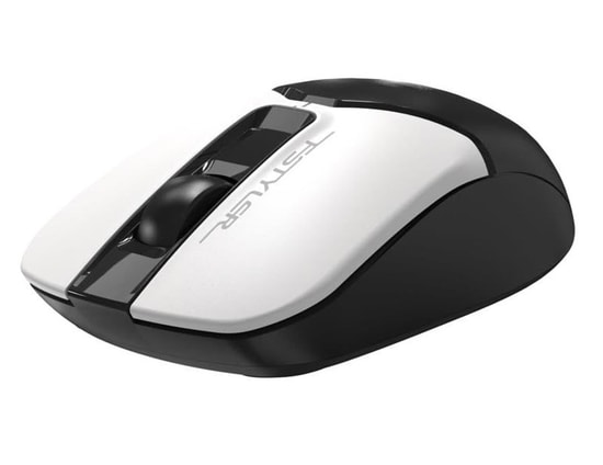 A4 Tech FG12S Panda Sessiz Kablosuz Siyah Beyaz Optik Mouse - Nano Alıcı, 1200 DPI, 12 Ay Pil Ömrü, Ergonomik Tasarım