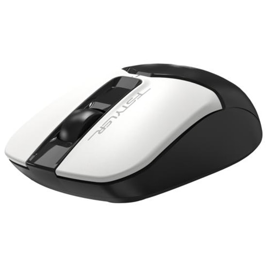 A4 Tech FG12S Panda Sessiz Kablosuz Siyah Beyaz Optik Mouse - Nano Alıcı, 1200 DPI, 12 Ay Pil Ömrü, Ergonomik Tasarım
