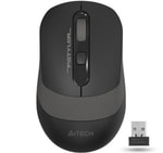 A4 Tech FG10S Siyah Gri Kablosuz Nano Optik Mouse - 2000 DPI, Sessiz Tıklama, Ergonomik Tasarım, AA Pil, 125Hz Raporlama
