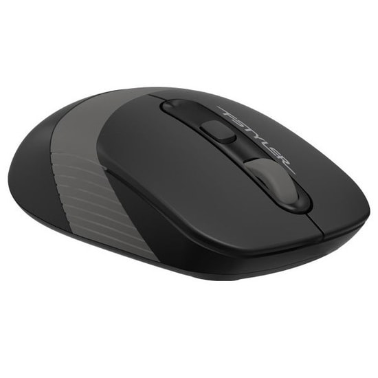 A4 Tech FG10S Siyah Gri Kablosuz Nano Optik Mouse - 2000 DPI, Sessiz Tıklama, Ergonomik Tasarım, AA Pil, 125Hz Raporlama