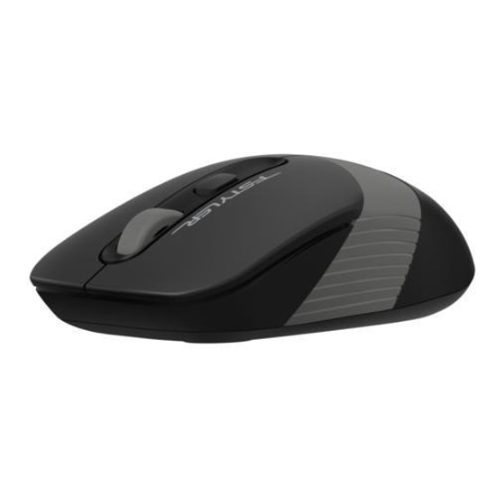 A4 Tech FG10S Siyah Gri Kablosuz Nano Optik Mouse - 2000 DPI, Sessiz Tıklama, Ergonomik Tasarım, AA Pil, 125Hz Raporlama