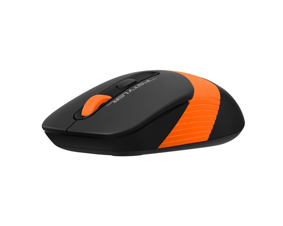 A4 Tech Fstyler FG10 Siyah Turuncu Kablosuz Mouse - 2000 DPI, 2.4 GHz Bağlantı, Ergonomik Tasarım, 5 Milyon Tıklama Ömrü