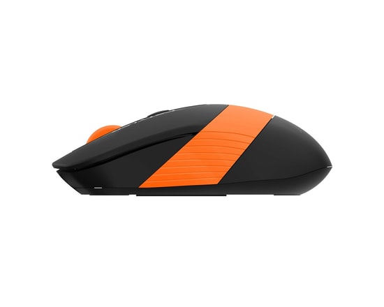 A4 Tech Fstyler FG10 Siyah Turuncu Kablosuz Mouse - 2000 DPI, 2.4 GHz Bağlantı, Ergonomik Tasarım, 5 Milyon Tıklama Ömrü