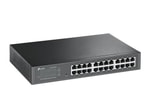 TP-Link TL-SG1024DE 24 Port Gigabit Easy Smart Metal Kasa Switch - QoS Desteği, Raf Tipi, 100m Kapsama, IGMP Desteği