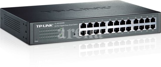 TP-Link TL-SG1024DE 24 Port Gigabit Easy Smart Metal Kasa Switch - QoS Desteği, Raf Tipi, 100m Kapsama, IGMP Desteği