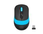 A4 Tech FG10 Siyah Mavi Kablosuz Mouse: 2000 DPI, Kaymaz Yüzey, 5 Milyon Tıklama Ömrü, Güç Tasarruflu Optik Mouse