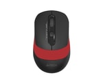 A4 Tech FG10 Kırmızı Kablosuz Optik Mouse - 2000 DPI, USB Nano Alıcı, 15 Metre Çekim Mesafesi, Ergonomik Tasarım