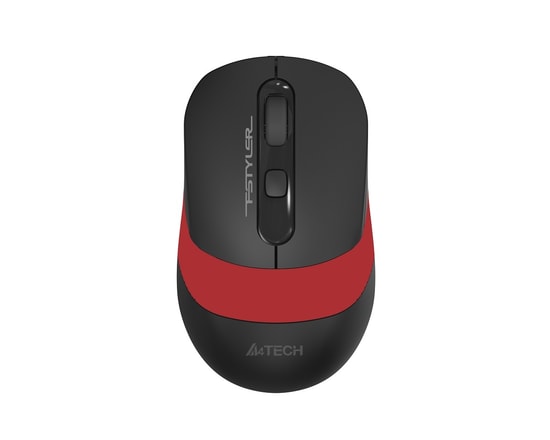 A4 Tech FG10 Kırmızı Kablosuz Optik Mouse - 2000 DPI, USB Nano Alıcı, 15 Metre Çekim Mesafesi, Ergonomik Tasarım