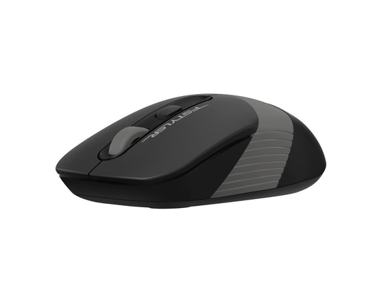 A4 Tech Fstyler FG10 Siyah Gri 2.4G Nano Kablosuz Optik Mouse - 1000/1600/2000 DPI, 5 Milyon Tıklama, 3 Yıl Pil Ömrü