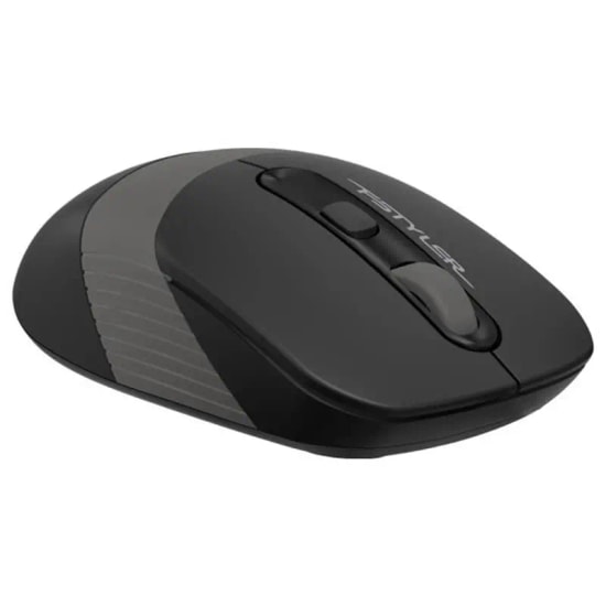 A4 Tech Fstyler FG10 Siyah Gri 2.4G Nano Kablosuz Optik Mouse - 1000/1600/2000 DPI, 5 Milyon Tıklama, 3 Yıl Pil Ömrü