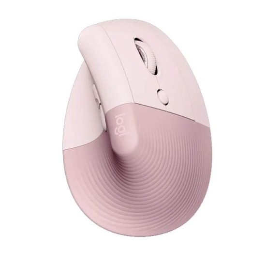Logitech Lift Gül Rengi Sessiz Kablosuz Ergonomik Dikey Mouse (910-006478) - 4000 DPI, 6 Tuş, Küçük/Orta El Uyumlu