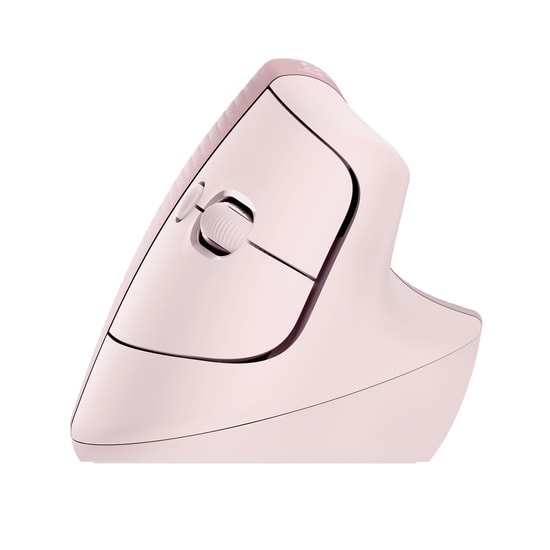Logitech Lift Gül Rengi Sessiz Kablosuz Ergonomik Dikey Mouse (910-006478) - 4000 DPI, 6 Tuş, Küçük/Orta El Uyumlu