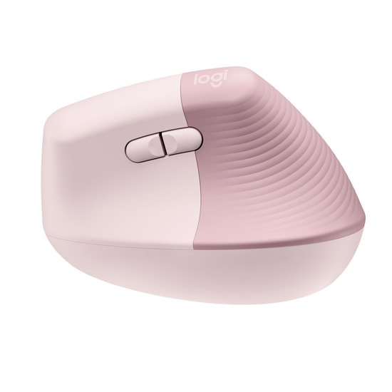 Logitech Lift Gül Rengi Sessiz Kablosuz Ergonomik Dikey Mouse (910-006478) - 4000 DPI, 6 Tuş, Küçük/Orta El Uyumlu