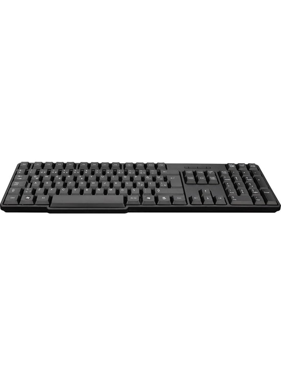 Everest KB-517U Q Siyah USB Kablolu Standart Türkçe Q Klavye (KB517U) - Ayarlanabilir Yükseklik, 10 Milyon Tuş Ömrü
