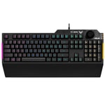 Asus TUF Gaming K1 RGB Türkçe Oyuncu Klavyesi - Mekanik Hisli, Özel Ses Kontrol, Yan Aydınlatma, Suya Dayanıklı