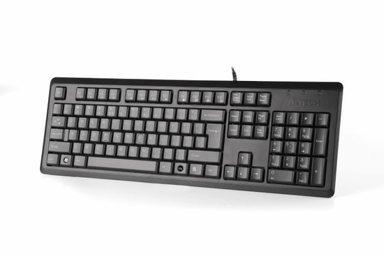 A4 Tech KR-92-SIYAH Q Türkçe USB Siyah - Klavye Multimedya Tuşlu, Ergonomik, Sessiz ve Suya Dayanıklı Klavye