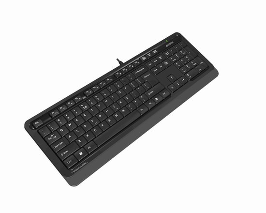 A4 Tech FK10-GRI Gri USB TR Multimedya Klavye - Türkçe Q Düzen, Kısa Yol Tuşları ve Ergonomik Tasarım