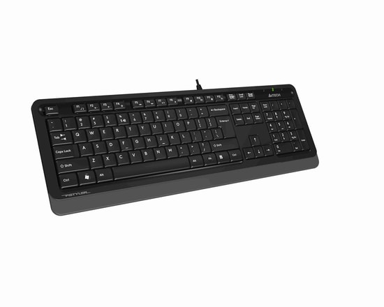 A4 Tech FK10-GRI Gri USB TR Multimedya Klavye - Türkçe Q Düzen, Kısa Yol Tuşları ve Ergonomik Tasarım
