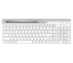 A4 Tech Fstyler FBK25-B Kablosuz Beyaz Bluetooth Multimedya Klavye - Türkçe Q Düzen, Çift Bağlantı, Pil Göstergesi