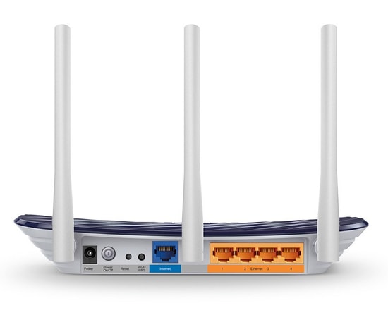 TP-LINK Archer C20 AC750 Çift Bant Router: 433Mbps 5GHz, 300Mbps 2.4GHz, 3 Anten ile Güçlü Wi-Fi, Kolay Kurulum