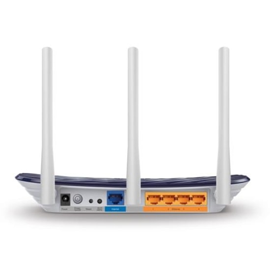 TP-LINK Archer C20 AC750 Çift Bant Router: 433Mbps 5GHz, 300Mbps 2.4GHz, 3 Anten ile Güçlü Wi-Fi, Kolay Kurulum