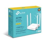 TP-Link Archer C24 AC750 Çift Bantlı WiFi Router - WiFi 5, 4 Antenli, 4 Port 100Mbs, WAN, Uzaktan Yönetim, QoS Desteği