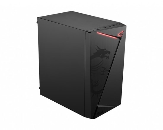 MSI MAG SHIELD M301 Siyah Micro ATX Oyuncu Kasası - 1x120mm Fan, 3 Fan Kapasitesi, 1x2.5", 1x3.5" Disk Yuvası, USB 3.2
