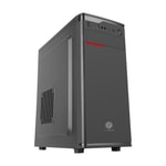 Frisby FC-2910B 300W ATX Siyah Midi Tower Kasa - 1x120mm Fan, 2xUSB 2.0, Mikrofon, Kulaklık Girişli, 2xSSD, 1xHDD Yuvalı