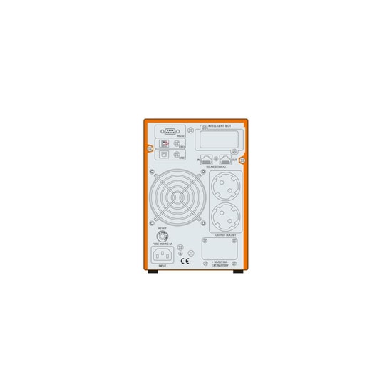 Makelsan Powerpack Se 1KVA Online UPS (MU01000N11EAV06) - 1f/1f, 2x9Ah Akü, 5-10 dk, Kesintisiz Güç Kaynağı