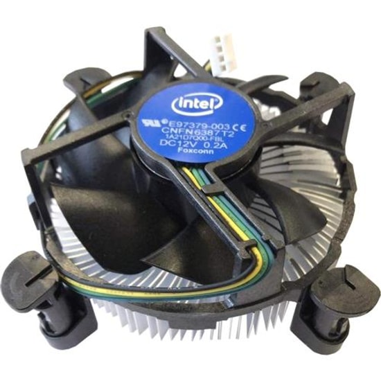 Intel E97379-003 Delta CPU Soğutucu - 92mm Fan, 65W TDP, 2500 RPM, LGA1150/1151/1155/1156/1200, 4Pin PWM, Alüminyum