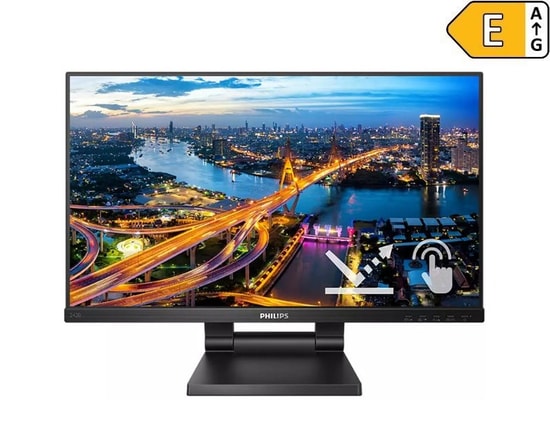 Philips 242B1TC/00 23.8" Full HD Dokunmatik IPS Monitör - 4ms, 1920x1080, 75Hz, 4W Hoparlör, USB 3.2, SmoothTouch Ekran