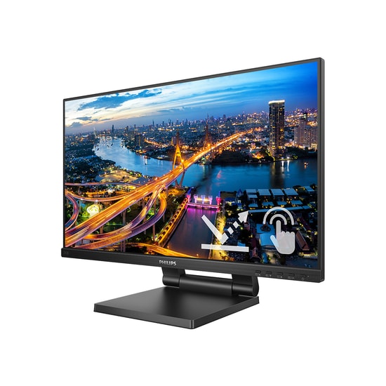 Philips 242B1TC/00 23.8" Full HD Dokunmatik IPS Monitör - 4ms, 1920x1080, 75Hz, 4W Hoparlör, USB 3.2, SmoothTouch Ekran