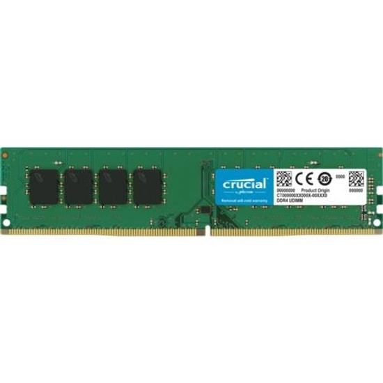 Crucial 64GB (2x32GB) 3200MHz DDR4 RAM (CT2K32G4DFD832A) - CL22 Gecikme Süresi, 1.2V Gerilim, UDIMM Masaüstü Bellek