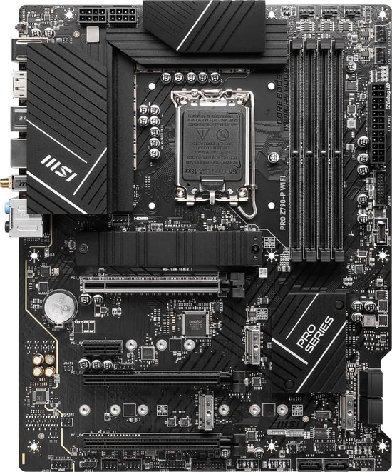 MSI PRO Z790-P WIFI Anakart: Intel LGA1700, DDR5 7000MHz, 4xM.2, PCIe Gen 5, USB 3.2, Wi-Fi 6E, 2.5G LAN, ATX